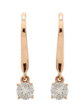 Real Diamond Illussion Cluster Dangling Earring - Zest Mélange 