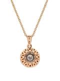 Real Diamond Illussion Cluster Pendant With Chain - Zest Mélange 