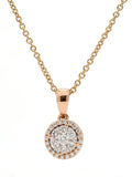 Real Diamond Illussion Cluster Pendant With Chain - Zest Mélange 