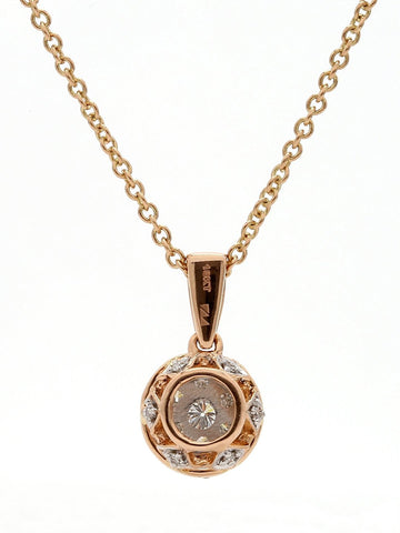 Real Diamond Illussion Cluster Pendant With Chain - Zest Mélange 