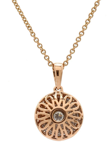 Real Diamond Illussion Cluster Pendant With Chain - Zest Mélange 