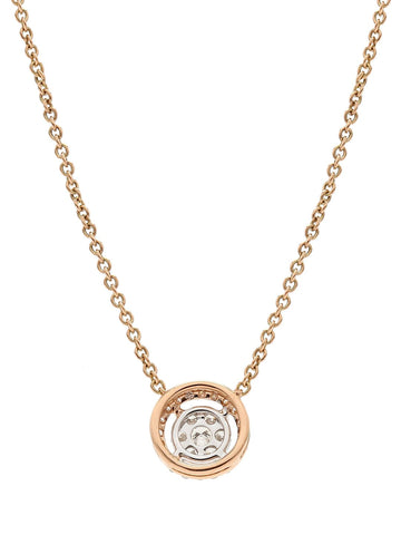 Real Diamond Illussion Solitaire Pendant With Diamonds by the yard Chain - Zest Mélange 