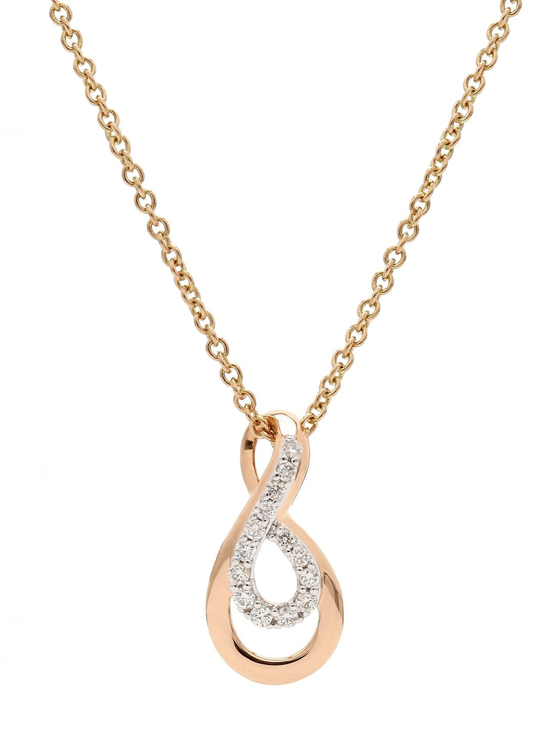 Real Diamond Infinity Pendant With Chain - Zest Mélange 
