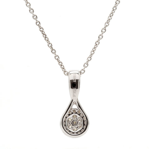 Real Diamond Illussion Cluster Pendant with Chain - Zest Mélange 