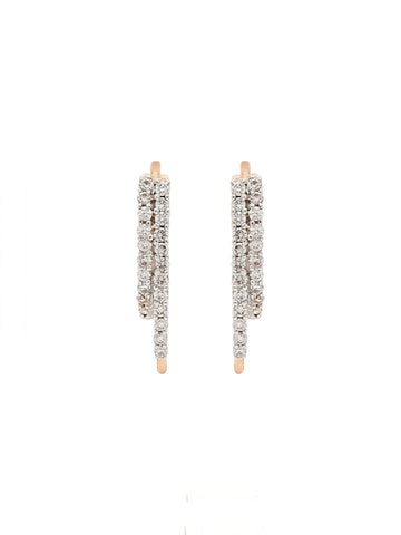 Real Diamond Hoop Earring - Zest Mélange 