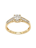 Real Diamond Illussion Cluster Ring - Zest Mélange 