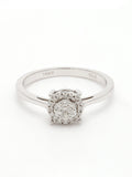 Real Diamond Illussion Cluster Ring - Zest Mélange 