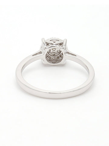 Real Diamond Illussion Cluster Ring - Zest Mélange 