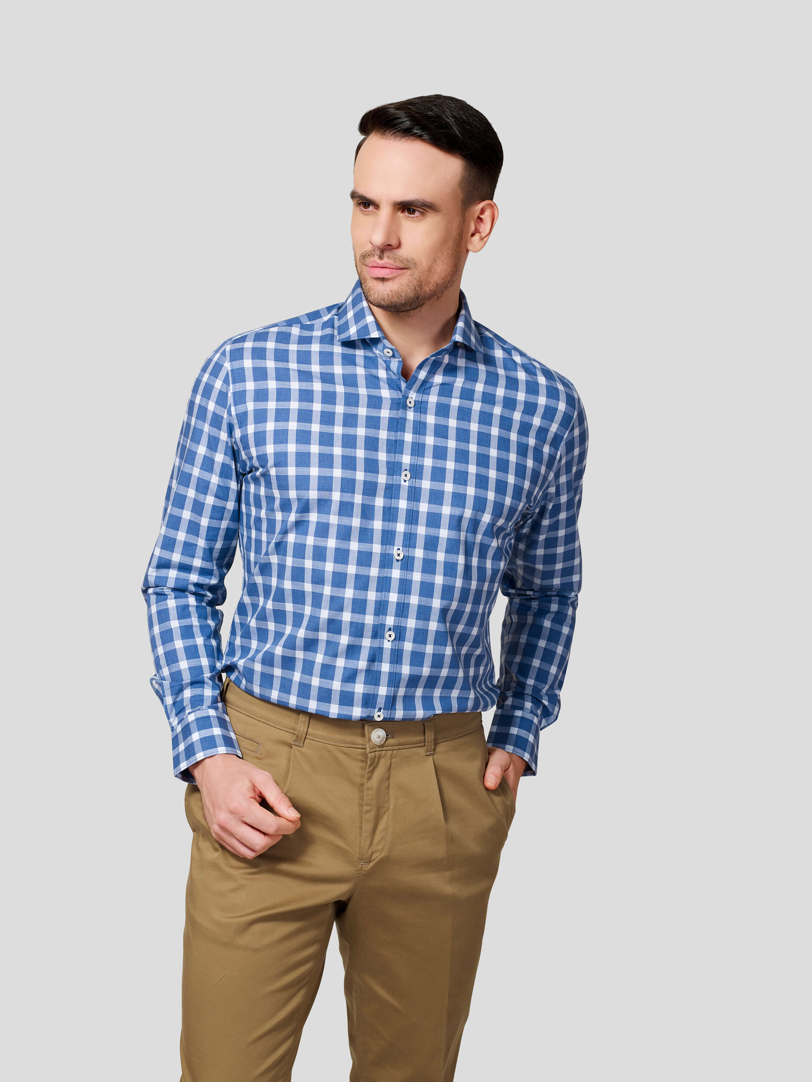 Checks Shirt - Zest Mélange