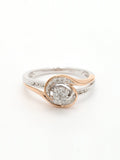 Real Diamond Illussion Cluster Ring - Zest Mélange 