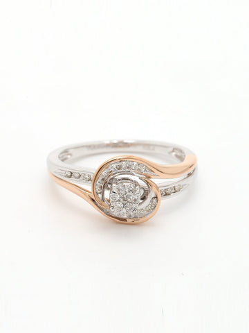 Real Diamond Illussion Cluster Ring - Zest Mélange 