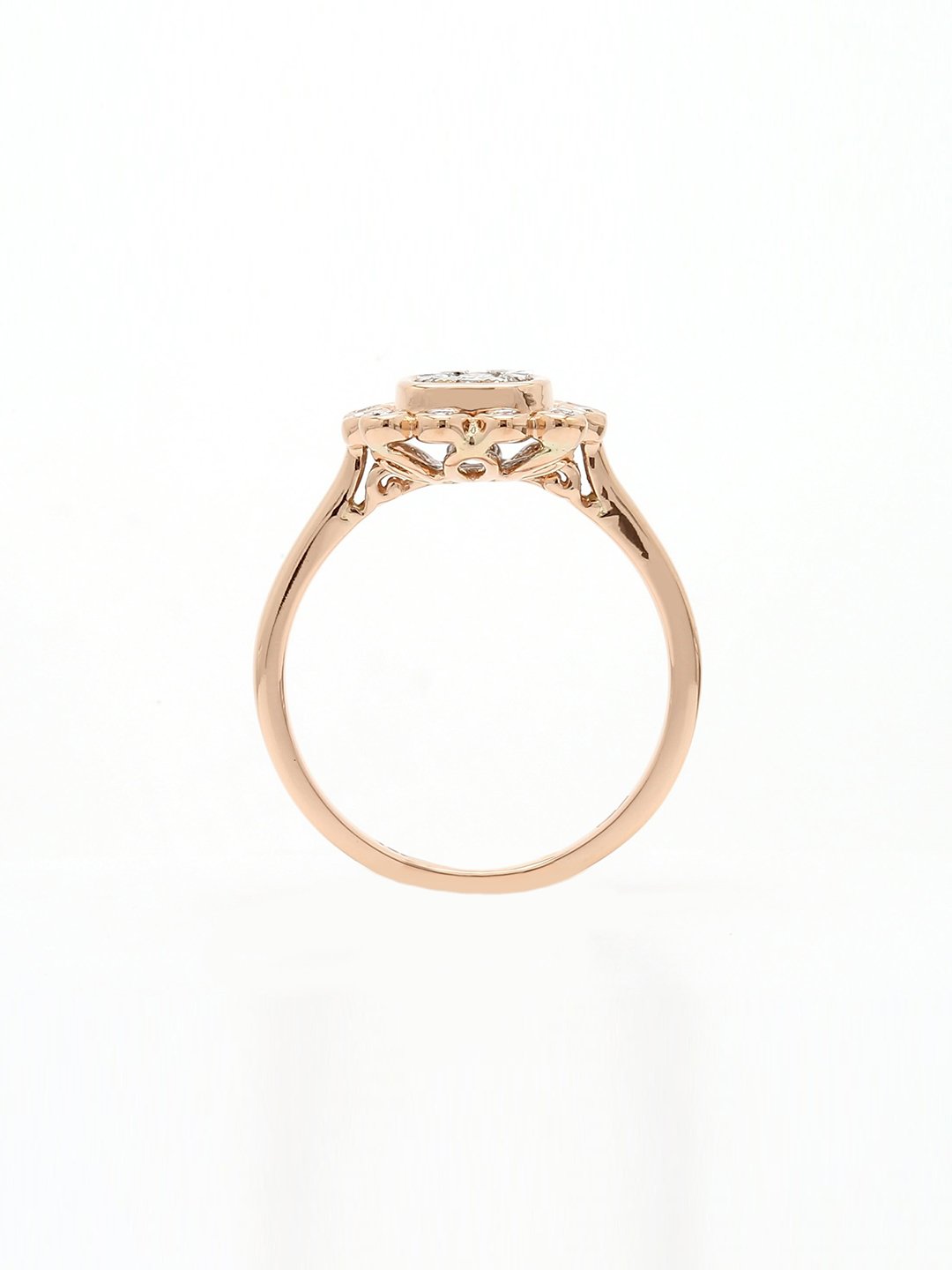 Real Diamond Illussion Cluster Ring - Zest Mélange 