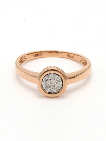 Real Diamond Illussion Cluster Ring - Zest Mélange 