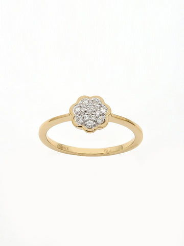 Real Diamond Cluster Ring - Zest Mélange 