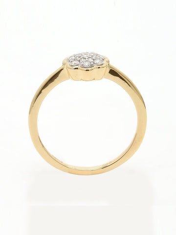 Real Diamond Cluster Ring - Zest Mélange 