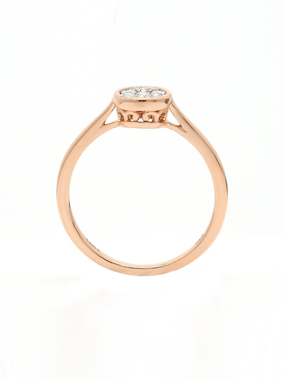 Real Diamond Illussion Cluster Ring - Zest Mélange 