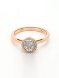 Real Diamond Illussion Cluster Ring - Zest Mélange 