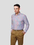 Candy Stripe Shirt - Zest Mélange 