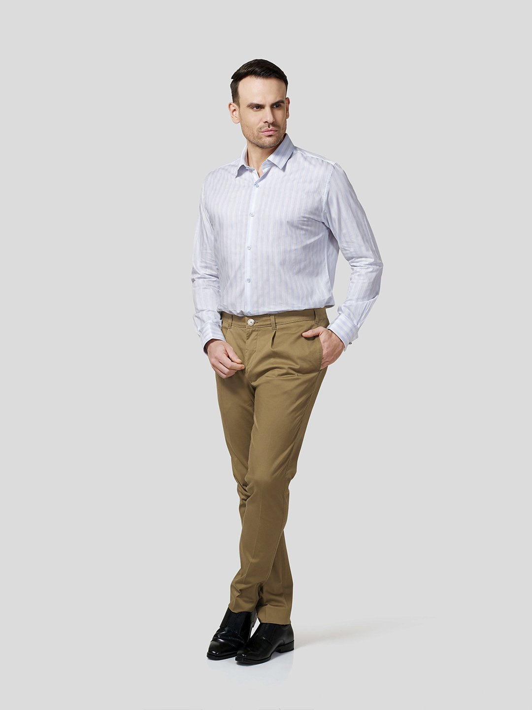 Candy Stripe Shirt - Zest Mélange