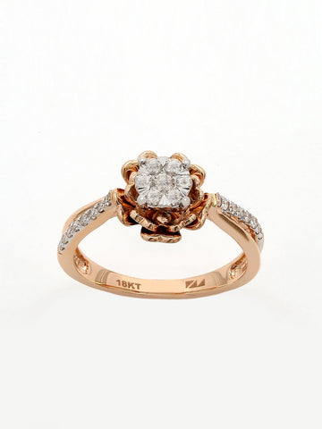 Real Diamond Illussion Cluster Ring - Zest Mélange 