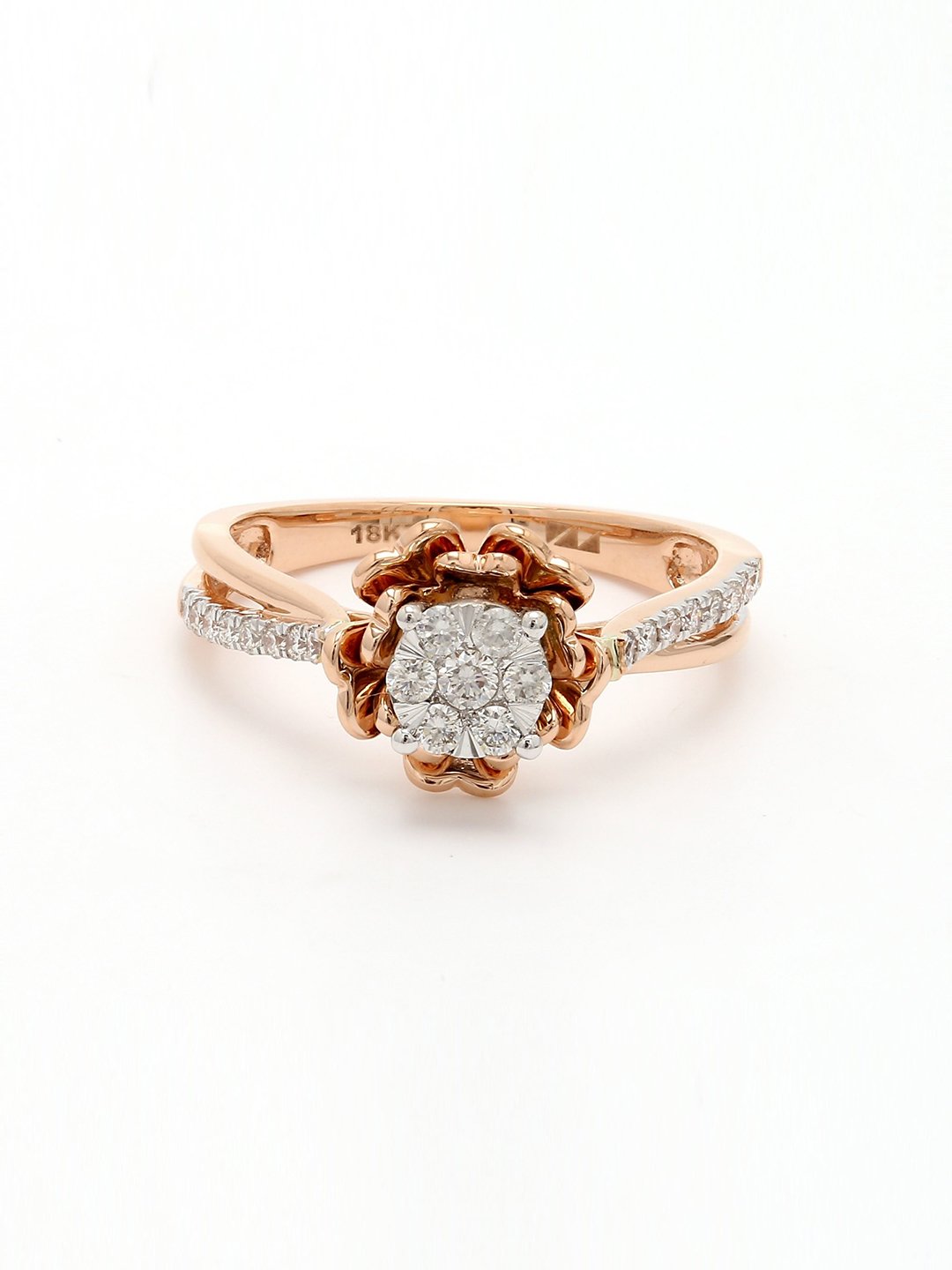 Real Diamond Illussion Cluster Ring - Zest Mélange 