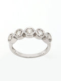 Real Diamond Illussion Solitaire Band Ring - Zest Mélange 