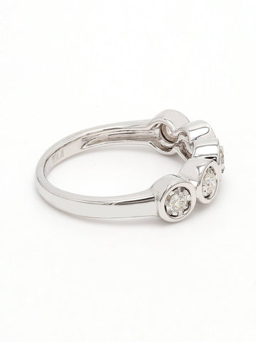 Real Diamond Illussion Solitaire Band Ring - Zest Mélange 