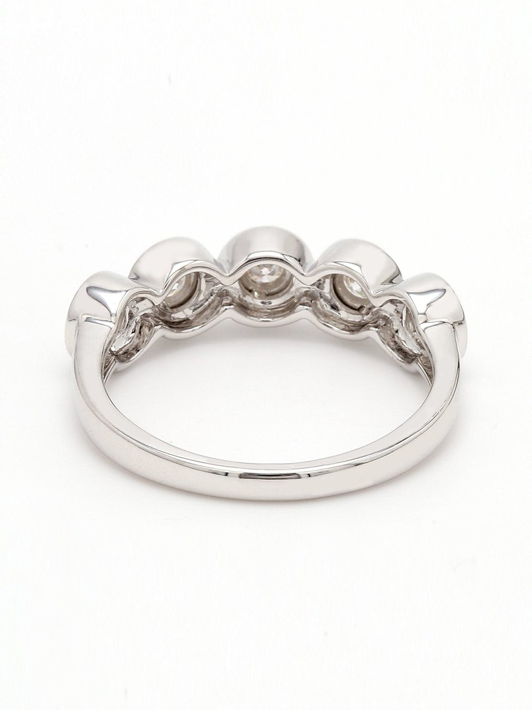 Real Diamond Illussion Solitaire Band Ring - Zest Mélange 