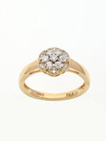 Real Diamond Illussion Cluster Ring - Zest Mélange 