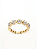 Real Diamond Illussion Cluster Band Ring - Zest Mélange 