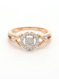 Real Diamond Illussion Cluster Ring - Zest Mélange 