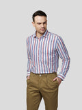 Candy Stripe Shirt - Zest Mélange 