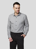 Grey Checks Shirt - Zest Mélange 