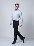 Chinos With Welt Pocket With Top Stitch Detailing - Zest Mélange 