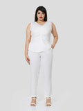 Luminous  Sleeveless Top & Narrow Pants