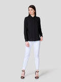 Formal Shirt With Yoke Detail (Black) - Zest Mélange 