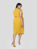 Perpetual Shine of Cavity Top & Straight Skirt - Zest Mélange 