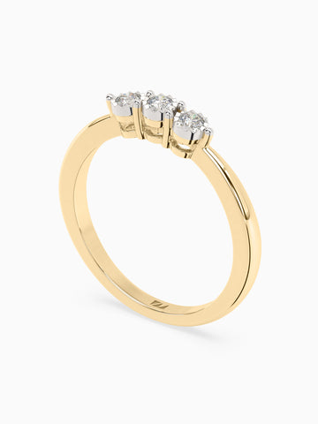 Test Real Diamond Band Ring - Zest Mélange 
